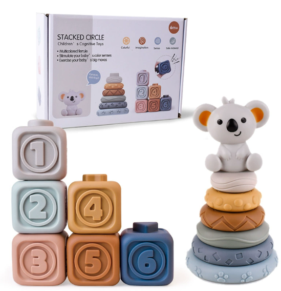 Montessori Érzékelést Fejlesztő Puha Építőjáték Készlet