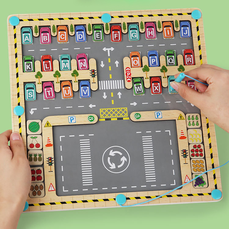 Mágneses Parkoló Golyóvezető Játék - Image 2